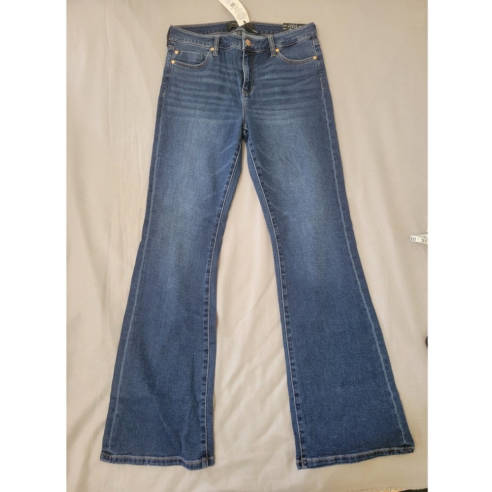 Liverpool Los Angeles Eco Lucy Bootcut Jeans Yuba Blue Wash Flare Size 8/29 - Picture 2 of 11
